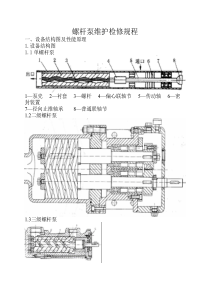 螺杆泵维护检修规程(完整)