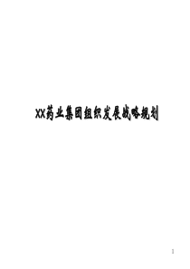 集团组织发展战略规划