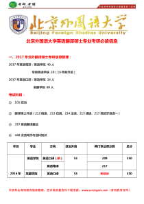 19北外翻译硕士英语考研真题解析、专业课出题趋势、参考书