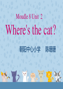 新标准(三起)三年级上册Module8_Unit2__Where_is_the_cat？ (2)