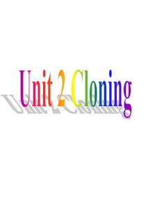 2012英语名师备课(课件)新人教版选修8：Unit2《Cloning》