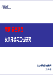 安岳项目发展环境与定位研究报告