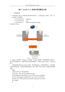 基于 CentOS 5.5高可用性解决方案(cluster+http+NFS)