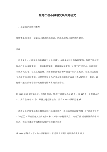 黑龙江省小城镇发展战略研究(doc28)(1)