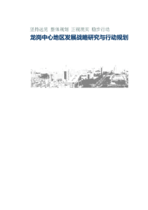 龙岗中心地区发展战略研究与行动规划（PDF144页）