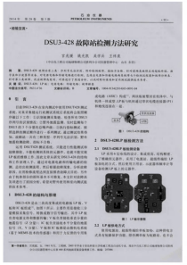 DSU3428故障站检测方法研究