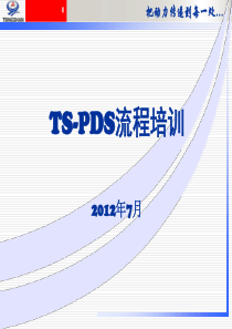 TS-PDS培训课件(供应商级)