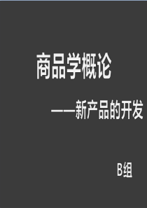 商品学概论之新产品开发ppt