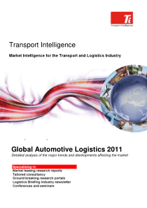 XXXX全球汽车行业报告Global Automotive Logistics XXXX