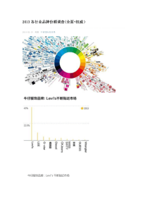 XXXX各行业品牌份额调查报告杠杠硬货