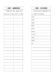 [一纸式人生规划]中的表格和问题