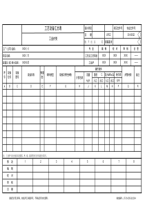 30E2工艺设备汇总表工业炉类