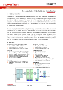 NAU8810-Datasheet