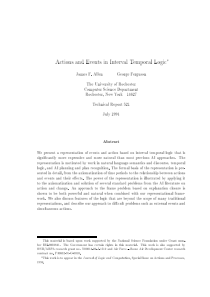 Actions and events in interval temporal logic