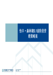 和昌地产-2010年郑州怡丰森林湖5.1前阶段营销策略案