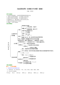 运动的世界全章复习与巩固基础知识讲解