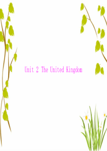 2015届高考英语一轮复习课件：必修5 Unit 2 The United Kingdom(人教版)