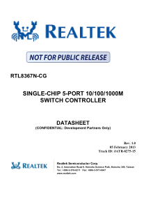 RTL8367N-CG_DataSheet_1.0