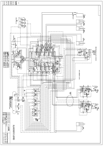 22吨挖掘机液压系统原理图