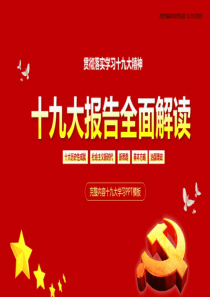 53十九大报告学习解读ppt课件