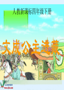 人教新课标四年级语文下册30《文成公主进藏》PPT课件