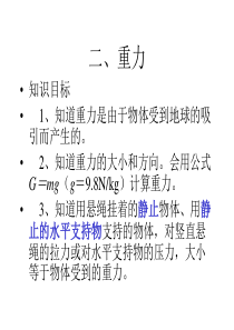 九年级物理 二、重力3 课件人教版