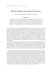 Market Timing and Capital Structure_Wurgler_JF_02