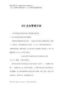 ECS企业管理方法