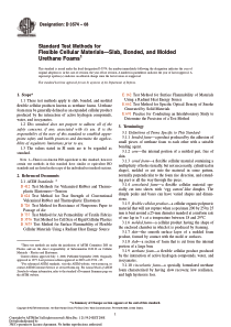 ASTM D3574-2008 Standard Test Methods for Flexible