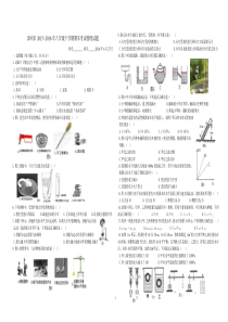 漳州市2015--2016年八年级下学期期末考试物理试题