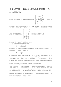 《电动力学》知识点归纳及典型例题分析(学生版)