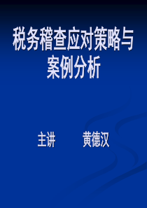 税务稽查应对策略与案例分析