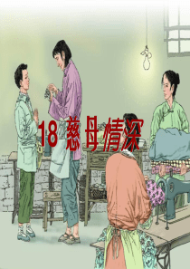 《18慈母情深》PPT课件