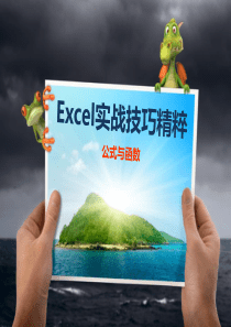 EXCEL2007实战技巧(公式与函数)