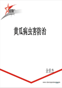 黄瓜病虫害防治   农艺师课件  听一节课20000元的课