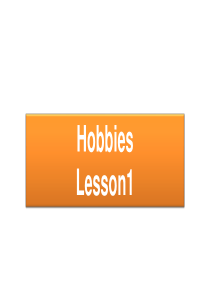 人教版小学四年级英语下册《Hobbies Lesson 1》图文