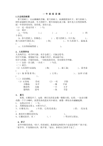 小学一年级语文阅读题练习