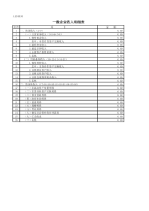A101010一般企业收入明细表