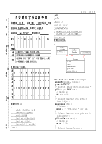 西安财经学院java2012-2013-1A-答案