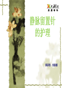 留置针