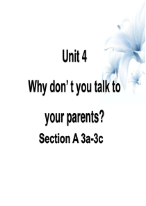 人教新目标英语八年级下册课件：Unit-4-Why-do-not-you-talk-to-your-