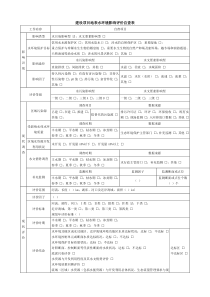 地表水环境影响评价自查表