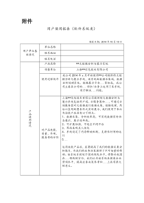 用户报告模板