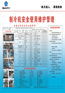 制冷机安全使用维护管理(设备点检标准作业指导书)