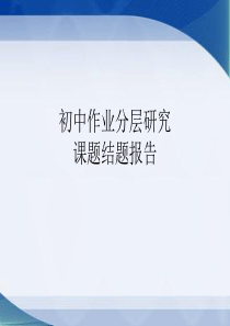 课题结题报告