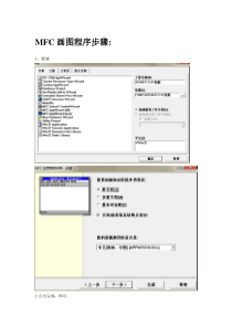 MFC画图程序步骤