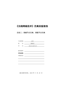 四川大学-无线网络技术-lab2实验报告