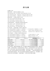 苏宁云商-获利能力分析2018