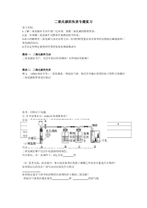 初三专题复习-二氧化碳专题复习学案