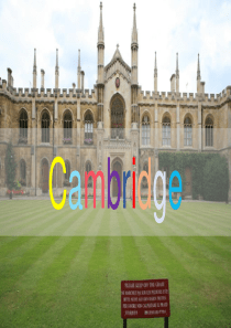 cambridge剑桥大学ppt展示